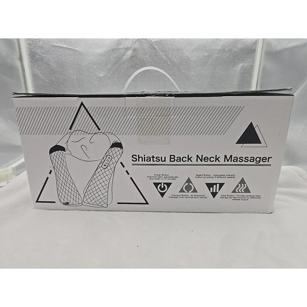 Shiatsu Neck‎ and Back Massager with soothing heat
